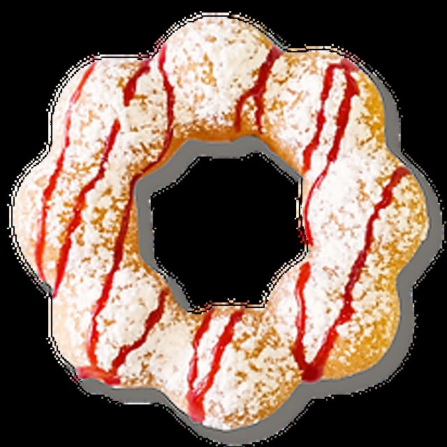 Raspberry Funnel Cake.