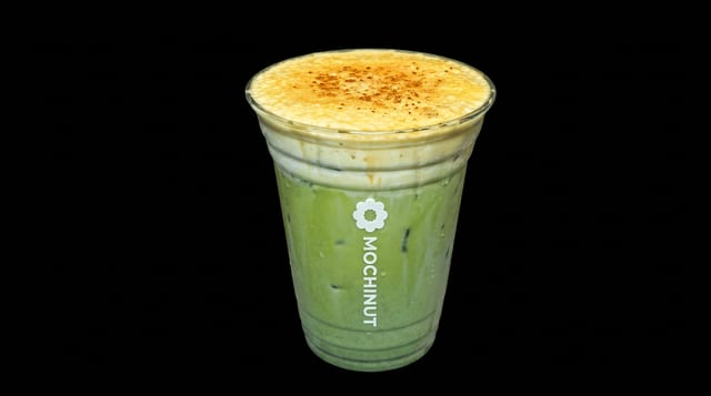 Crème Brûlée Matcha Latte.