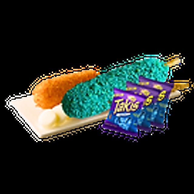 Blue Takis Corndog.