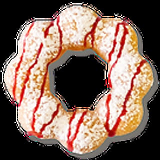 Raspberry Funnel Cake